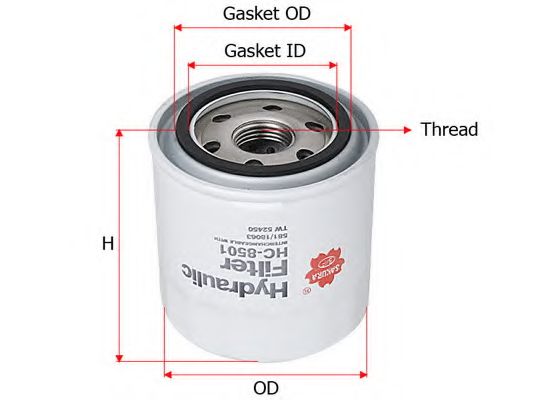 Фильтр гидравлический HCV - Sakura HC8501
