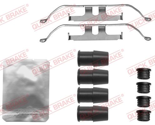 Комплектующие, колодки дискового тормоза  - Quick Brake 1091883
