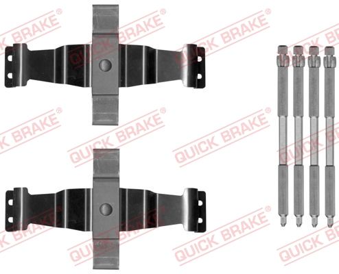 Комплектующие, колодки дискового тормоза - Quick Brake 1091886