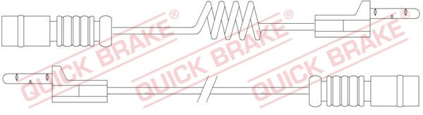 Датчик износа тормозных колодок - Quick Brake WS0176A