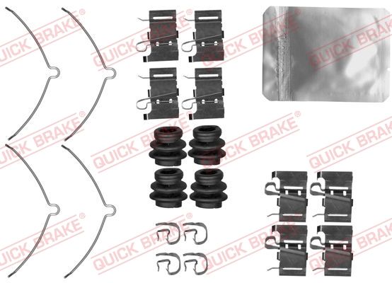 Комплектующие, колодки дискового тормоза - Quick Brake 1090001