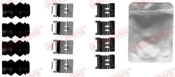 Комплектующие, колодки дискового тормоза - Quick Brake 1091874