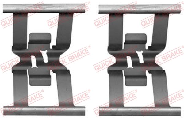 Комплектующие, колодки дискового тормоза - Quick Brake 1091898