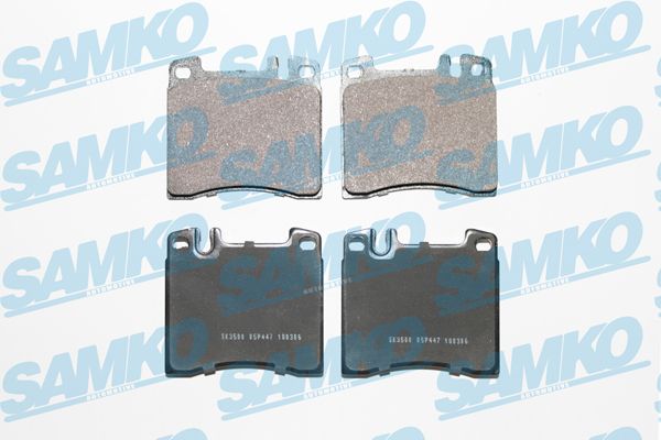 Комплект тормозных колодок, дисковый тормоз - Samko 5SP447