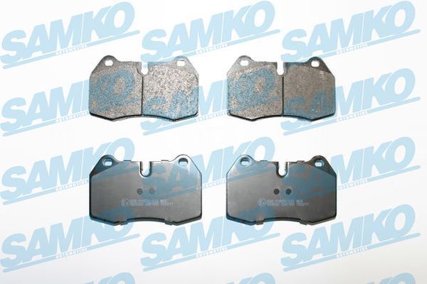 Комплект тормозных колодок, дисковый тормоз - Samko 5SP769