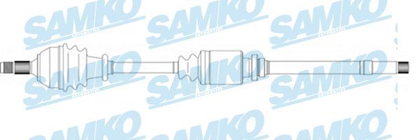 Приводной вал | перед прав | - Samko DS16081