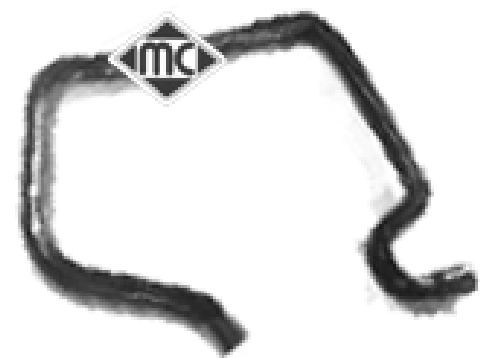 Шланг радиатора a RAD escort - Metalcaucho 08368