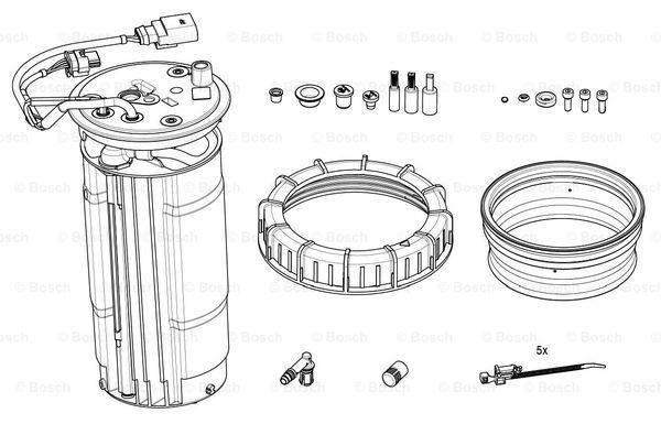 Бачок расширительный - Bosch F01C600244