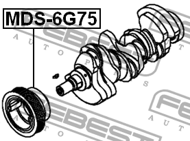 Шкив коленвала 6G74