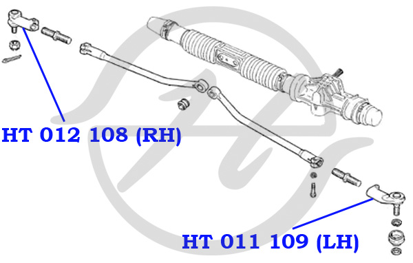 Наконечник рулевой тяги - Hanse HT011109