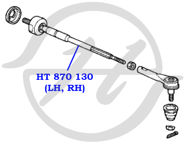 Тяга рулевая - Hanse HT870130