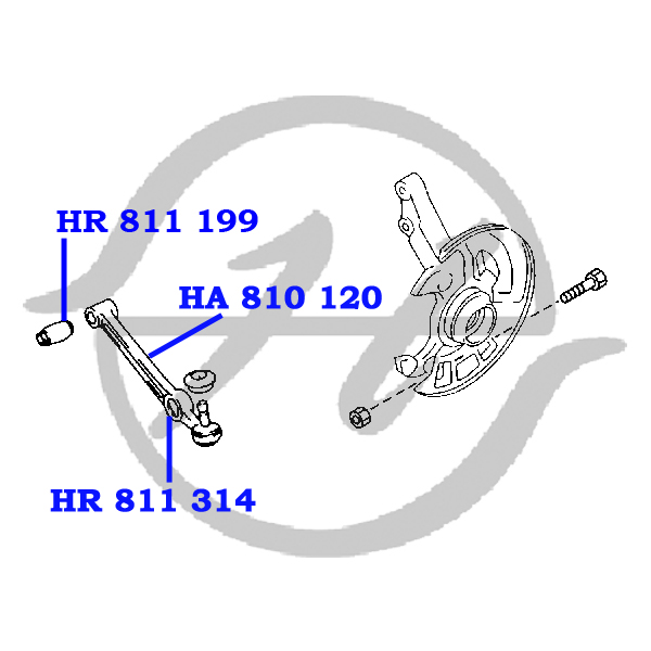 Рычаг подвески - Hanse HA810120
