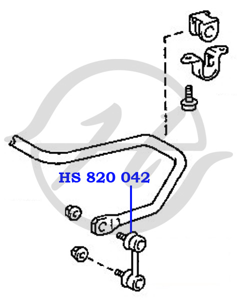 Стойка стабилизатора - Hanse HS820042