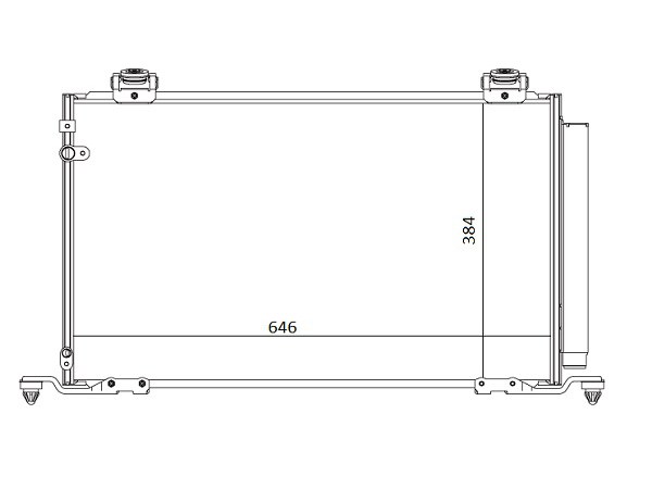 Радиатор кондиционера - SAT ST-TY25-394-A0