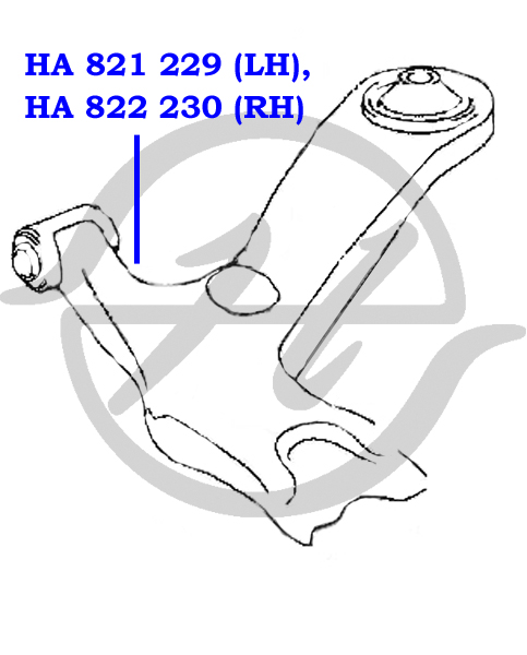 Рычаг подвески - Hanse HA822230