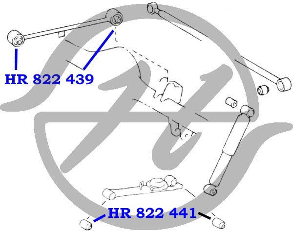 Сайлентблок рычага - Hanse HR822441