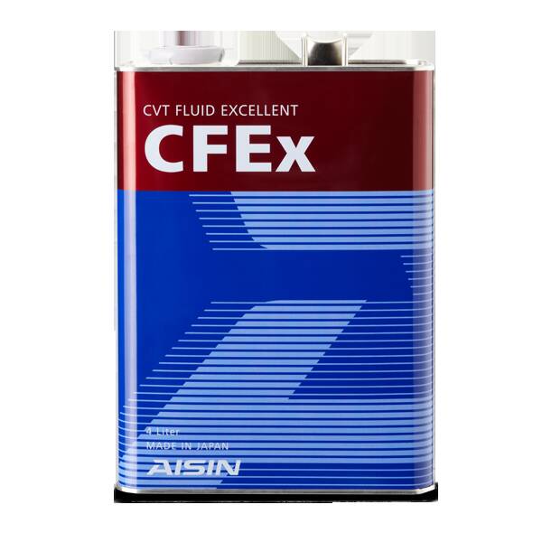 Масло трансмиссионное полусинтетическое для вариаторов CVT Fluid Excellent cfex 4л - Aisin CVTF7004