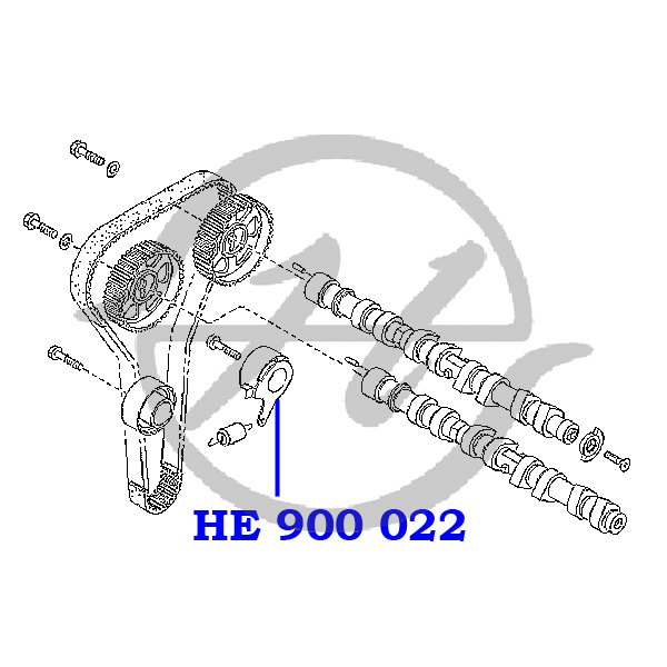 Ролик натяжителя ремня ГРМ - Hanse HE900022