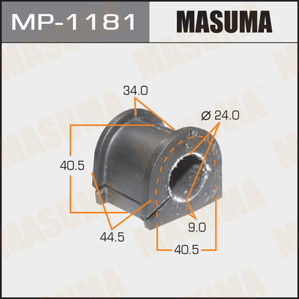 Втулка стабилизатора | перед | - Masuma MP1181