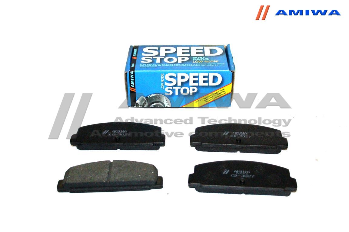 Колодки тормозные дисковые задние | зад | - Amiwa CD3027