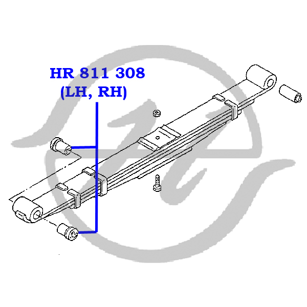 Сайлентблок - Hanse HR811308