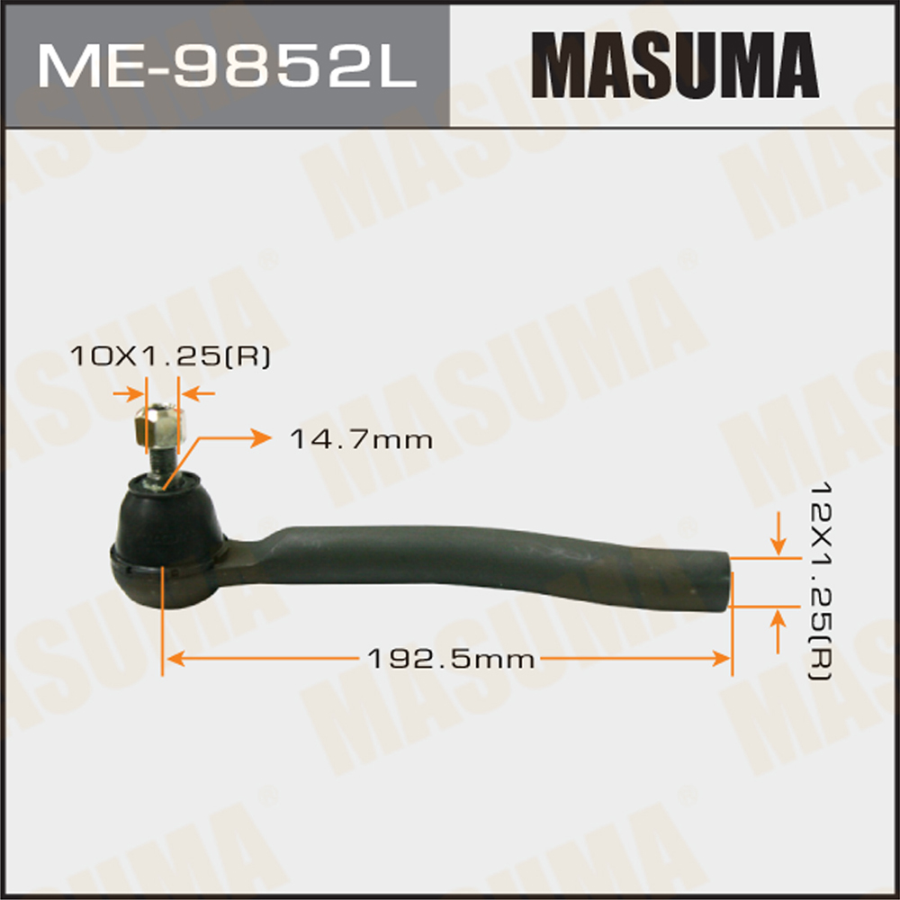 Наконечник рулевой тяги - Masuma ME-9852L