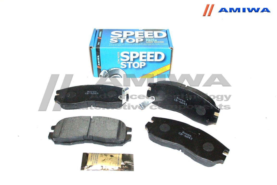 Колодки тормозные дисковые передние - Amiwa CD6043
