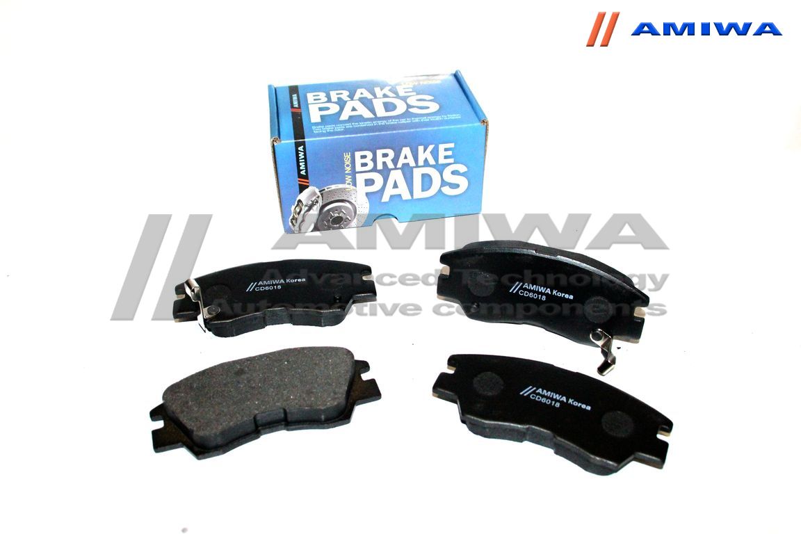 Колодки тормозные дисковые передние - Amiwa CD6018