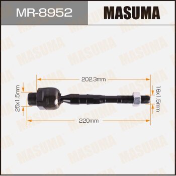 Тяга рулевая - Masuma MR8952