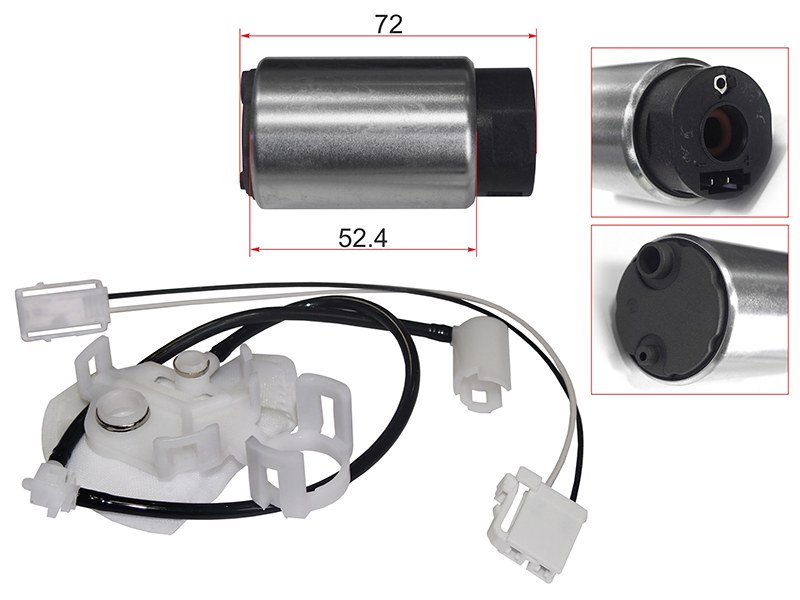 Топливный насос 12v, 3bar, 100l/h 2azfe - SAT ST-FP11