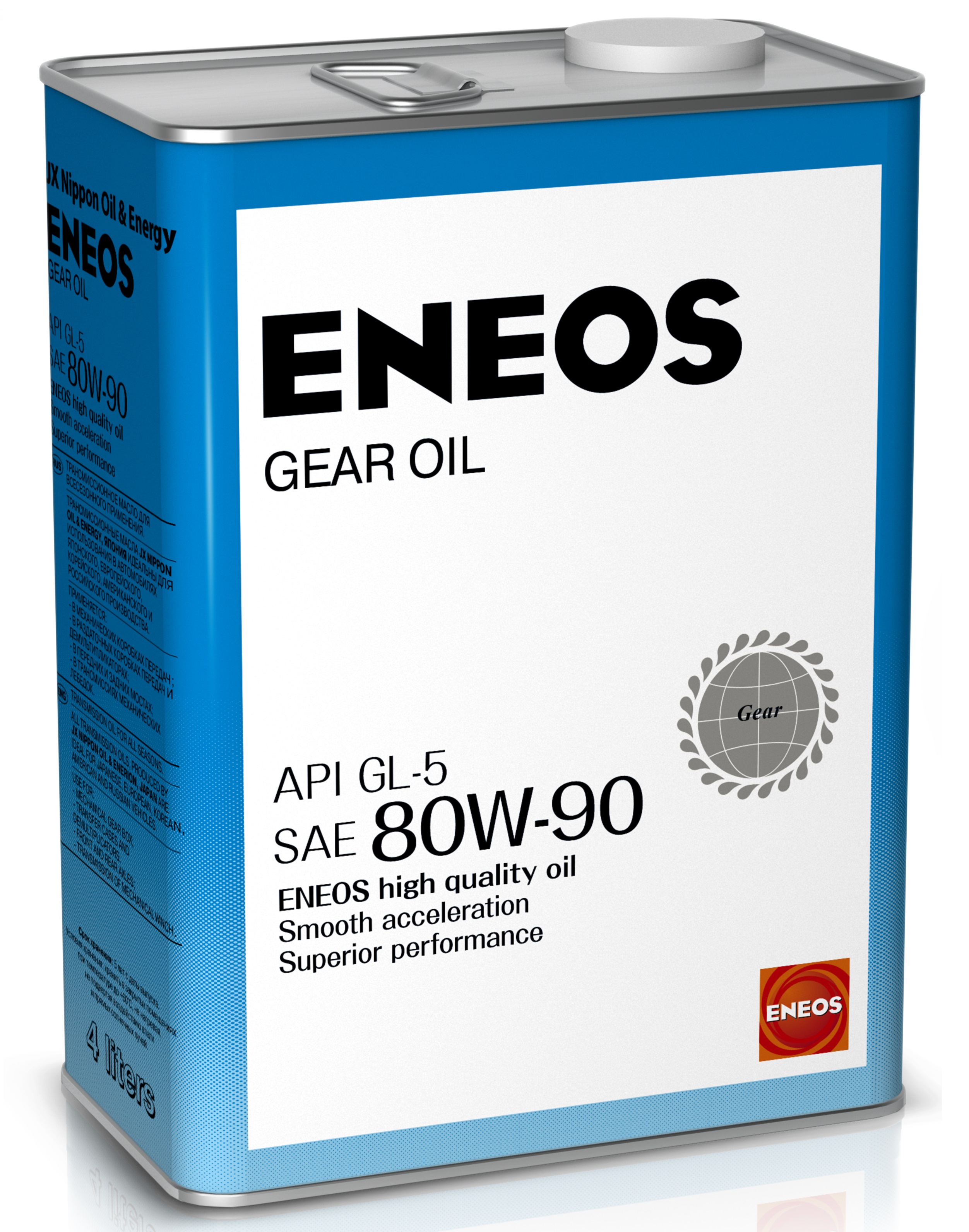 80w-90 gear gl-5 4л (полусинт. транс. масло) - Eneos OIL1376