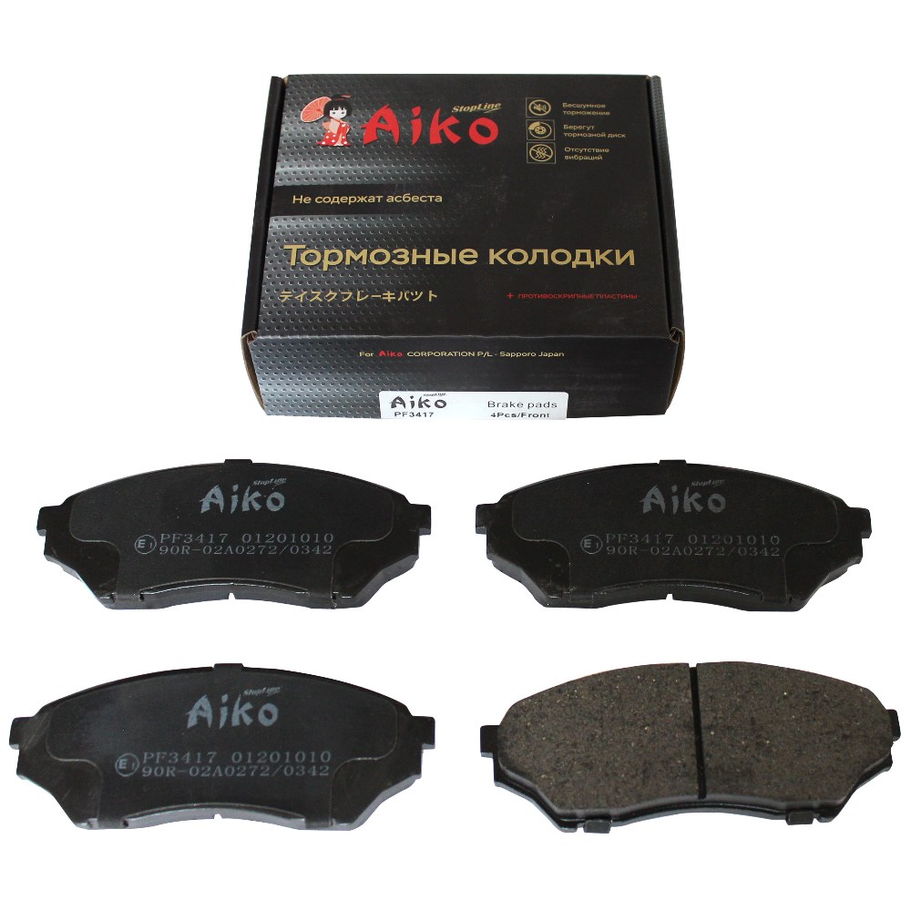 Колодки тормозные. серия exclusive - Aiko PF3417
