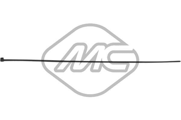 Хомут пластиковый 2.5x200 белый - Metalcaucho 00036