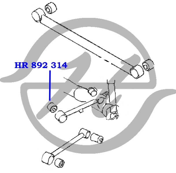 Сайлентблок тяги - Hanse HR892314