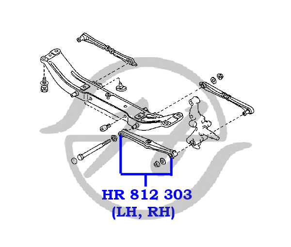 Сайлентблок - Hanse HR812303