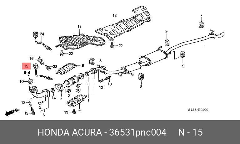 Лямбда зонд - Honda 36531-PNC-004