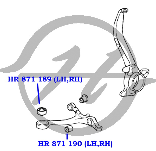 Сайлентблок - Hanse HR871189