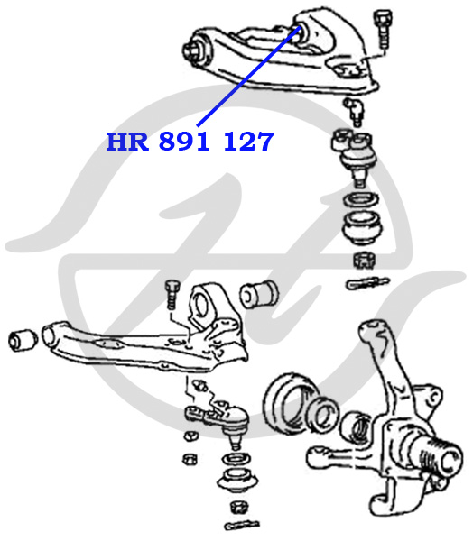 Сайлентблок - Hanse HR891127