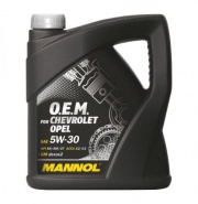 Масло моторное синтетическое for Chevrolet Opel 5w-30 4л - Mannol 1077