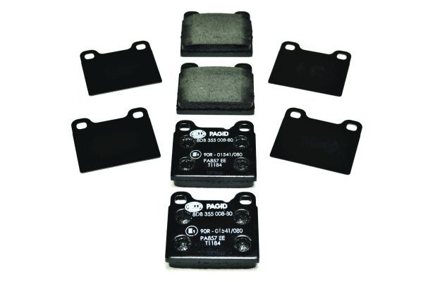 Комплект тормозных колодок, дисковый тормоз - Behr-Hella 8DB355008801