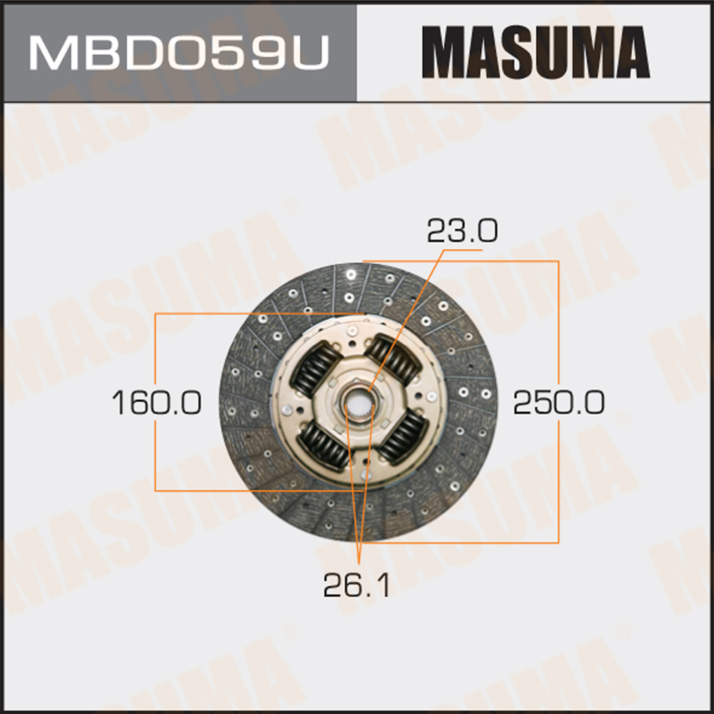 Диск сцепления - Masuma MBD059U