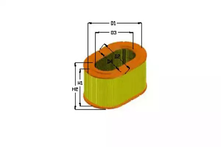 Фильтр воздушный - Tecneco AR219OV