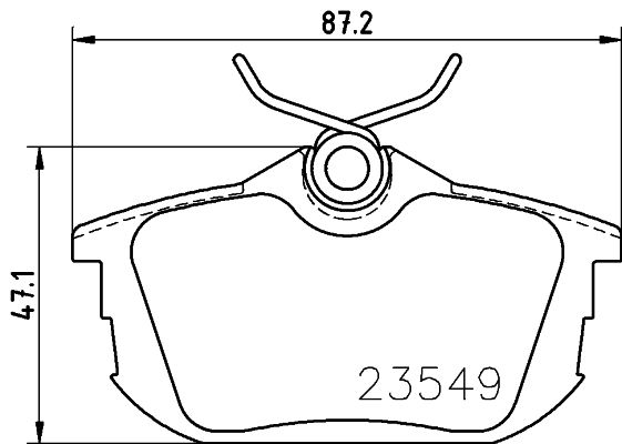 Комплект тормозных колодок, дисковый тормоз | перед | - Behr-Hella 8DB355018271