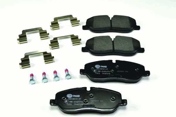 Колодки тормозные дисковые - Behr-Hella 8DB355011971