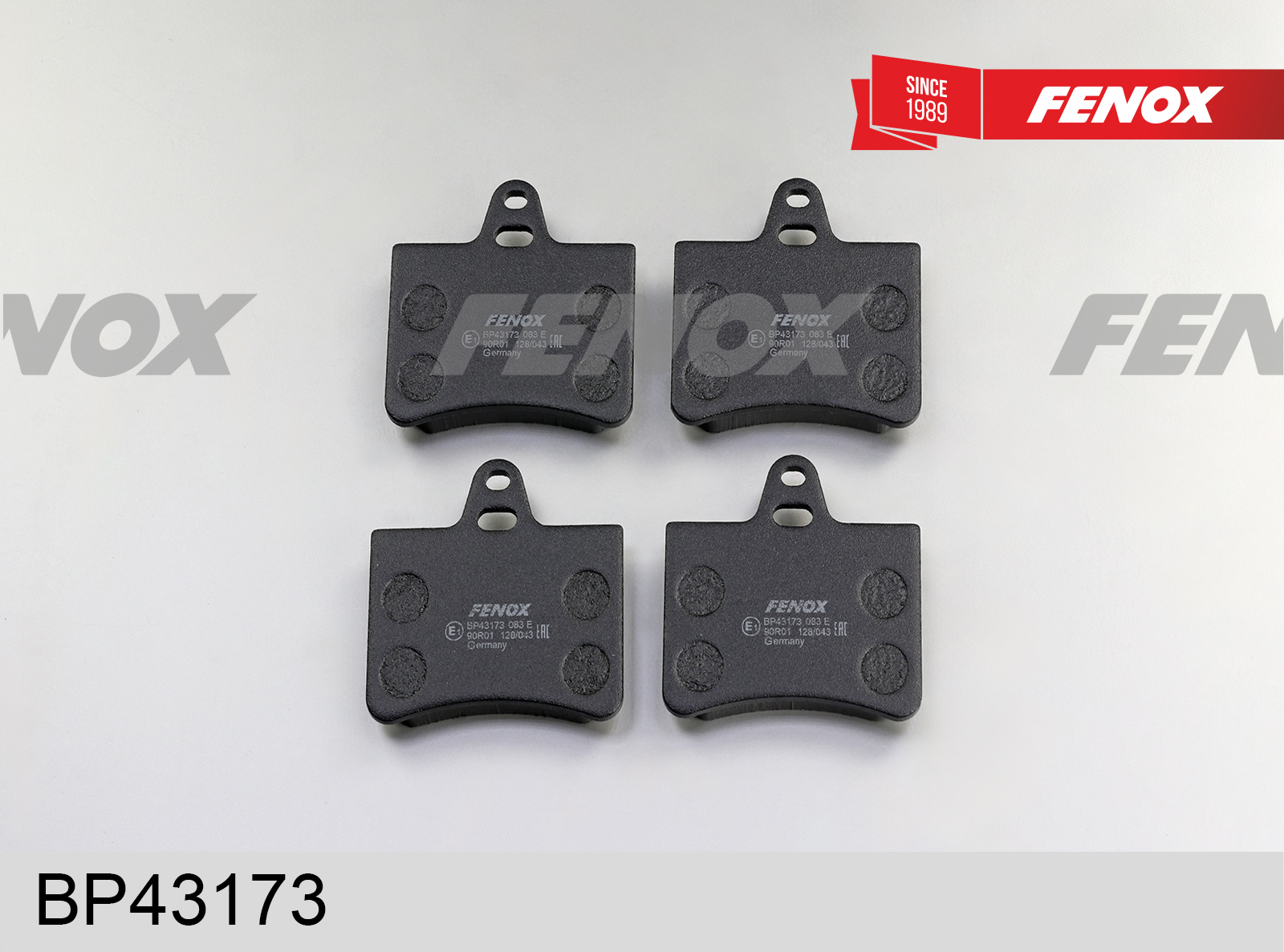Колодки тормозные дисковые | зад прав/лев | - Fenox BP43173
