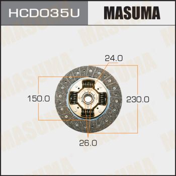 Диск сцепления - Masuma HCD035U