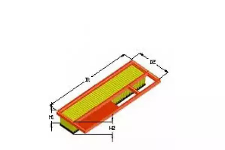 Фильтр воздушный - Tecneco AR9628PMS
