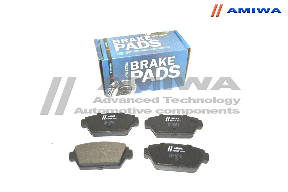 Колодки тормозные дисковые задние - Amiwa CD6012