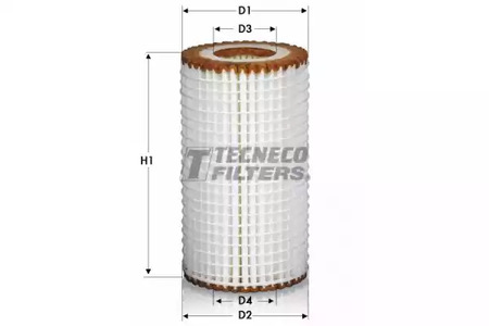 Фильтр масляный вставка - Tecneco OL02081E