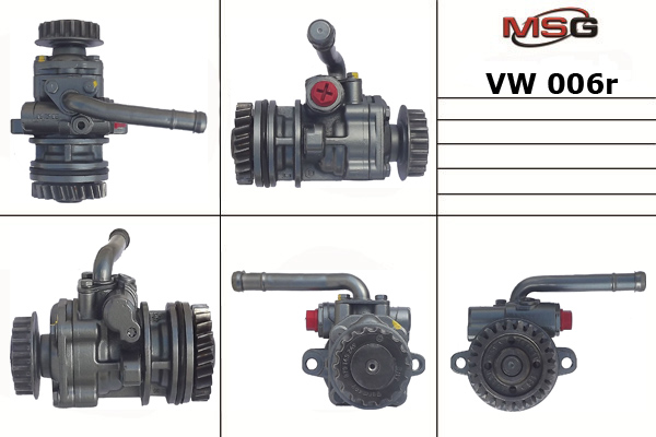 Насос ГУР восстановленный VW Multivan 2003, VW Touareg 2003-, VW Transporter T5 2003- - MSG Rebuilding VW006R